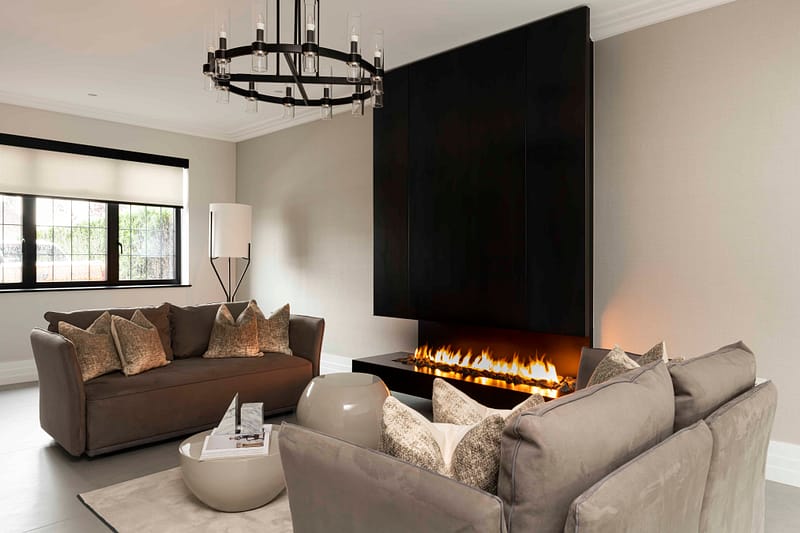 Chigwell Rise Warm Minimalist Living Room