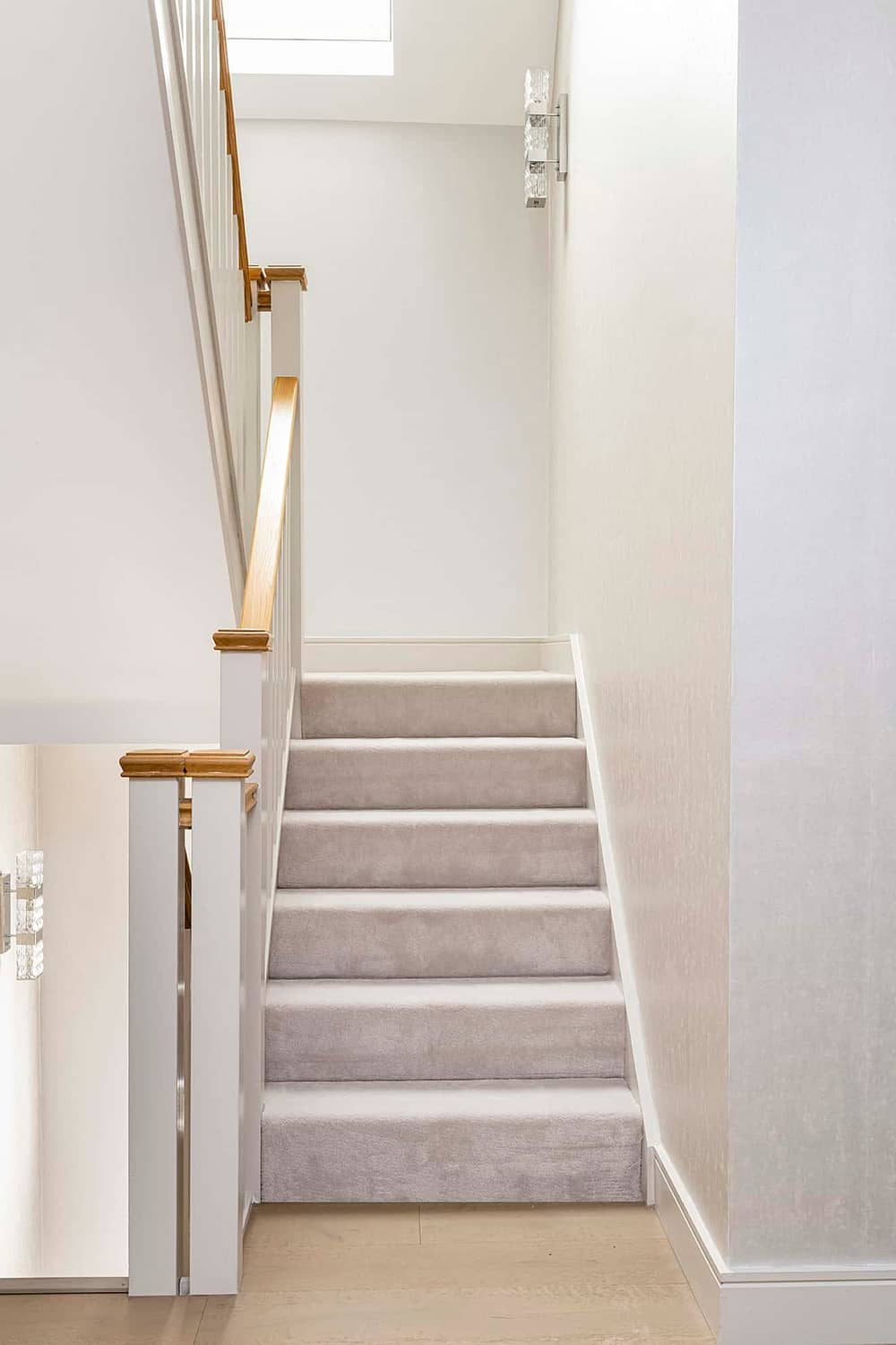 Stairs in an interior design project in Chigwell Grange