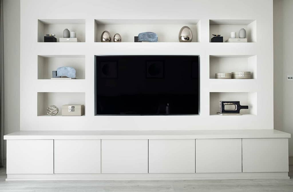 Interior Design in Stanmore for a TV Rack
