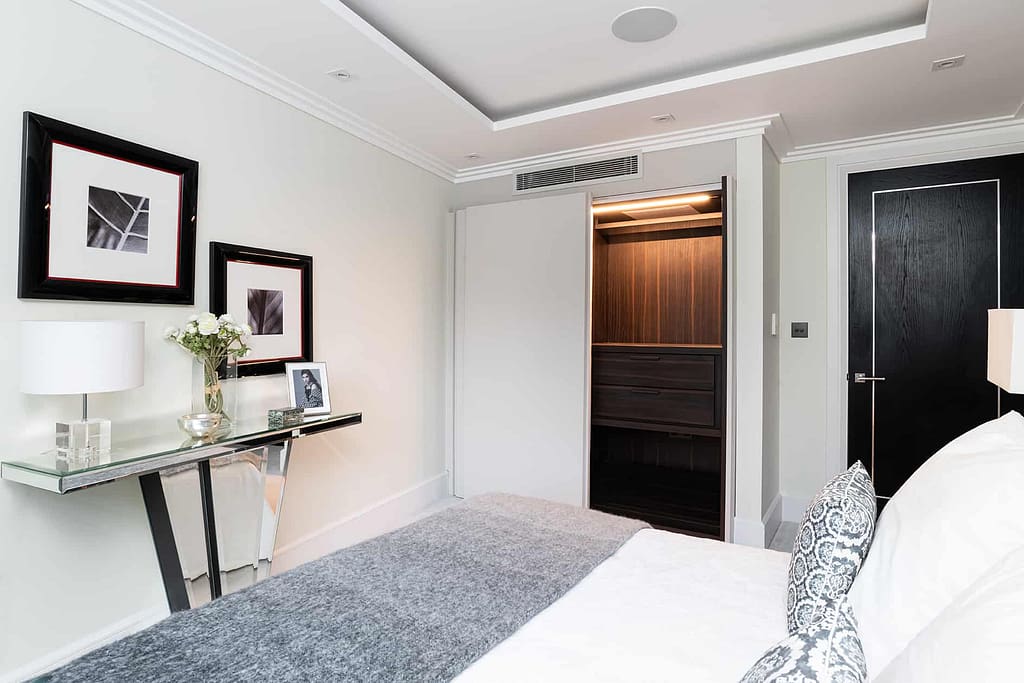 Wimbledon Interior Design for a Guestroom Wardrobe