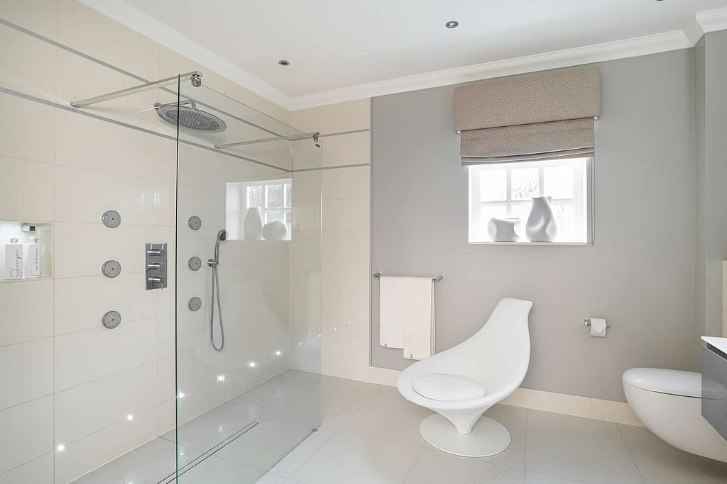 Sunningdale Interior Design with Wet Room Bathroom Shower