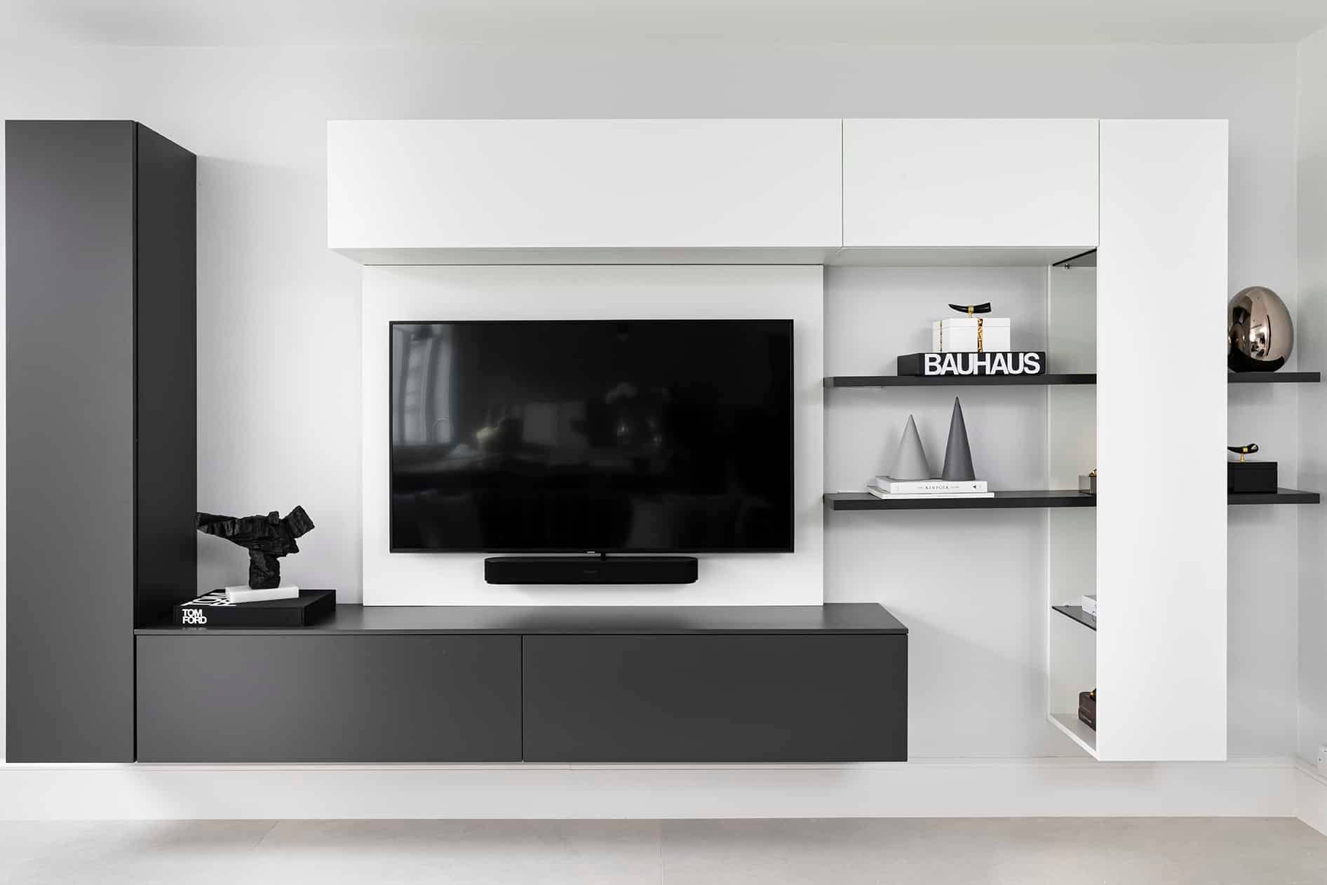 Wimbledon Interior Design for a Wall-hung TV