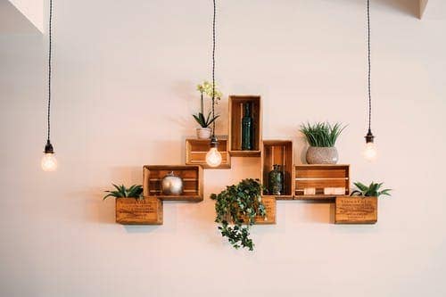 Space Saving Ideas, Wall-mounted Plants