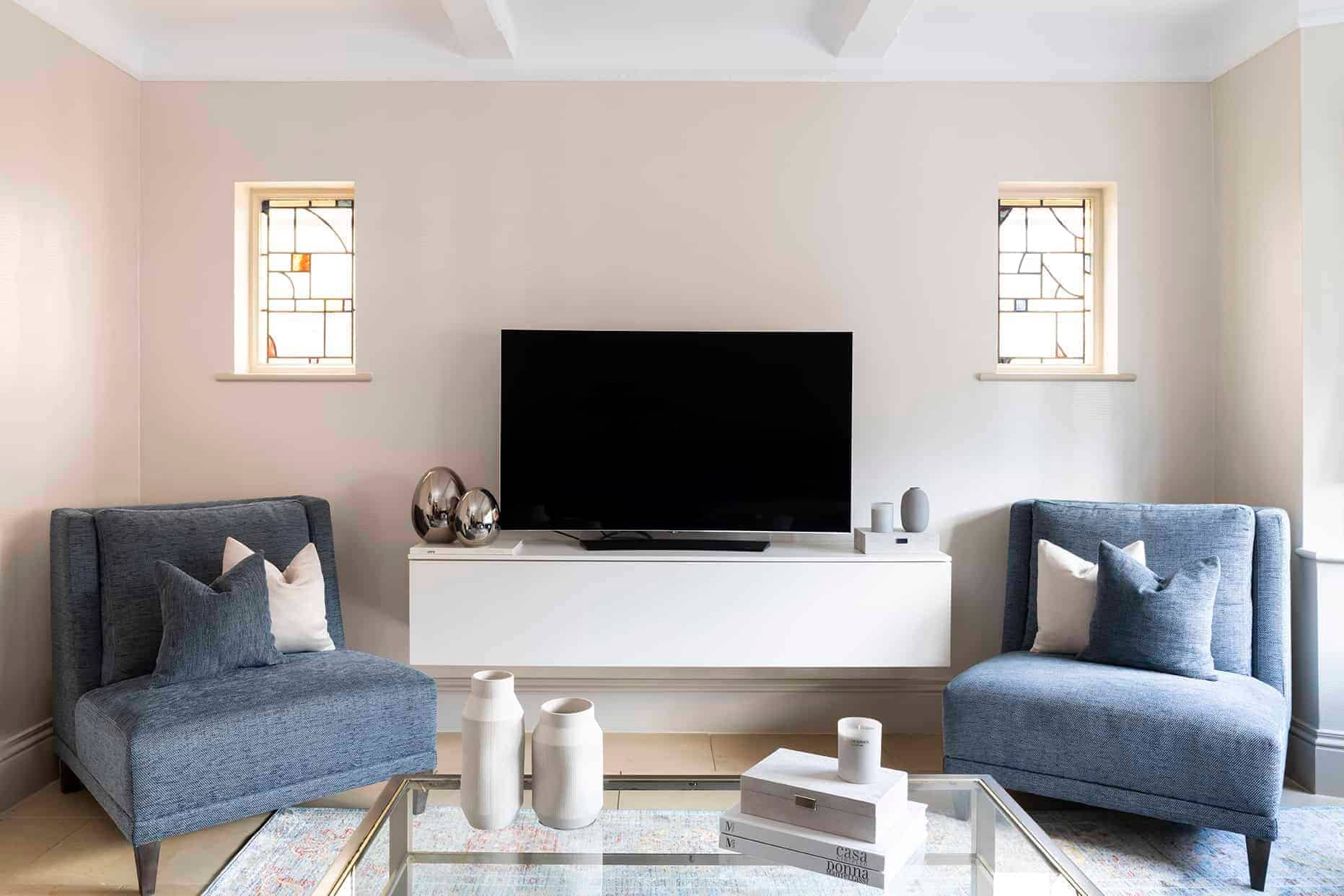 Essex Interior Design for a TV Room