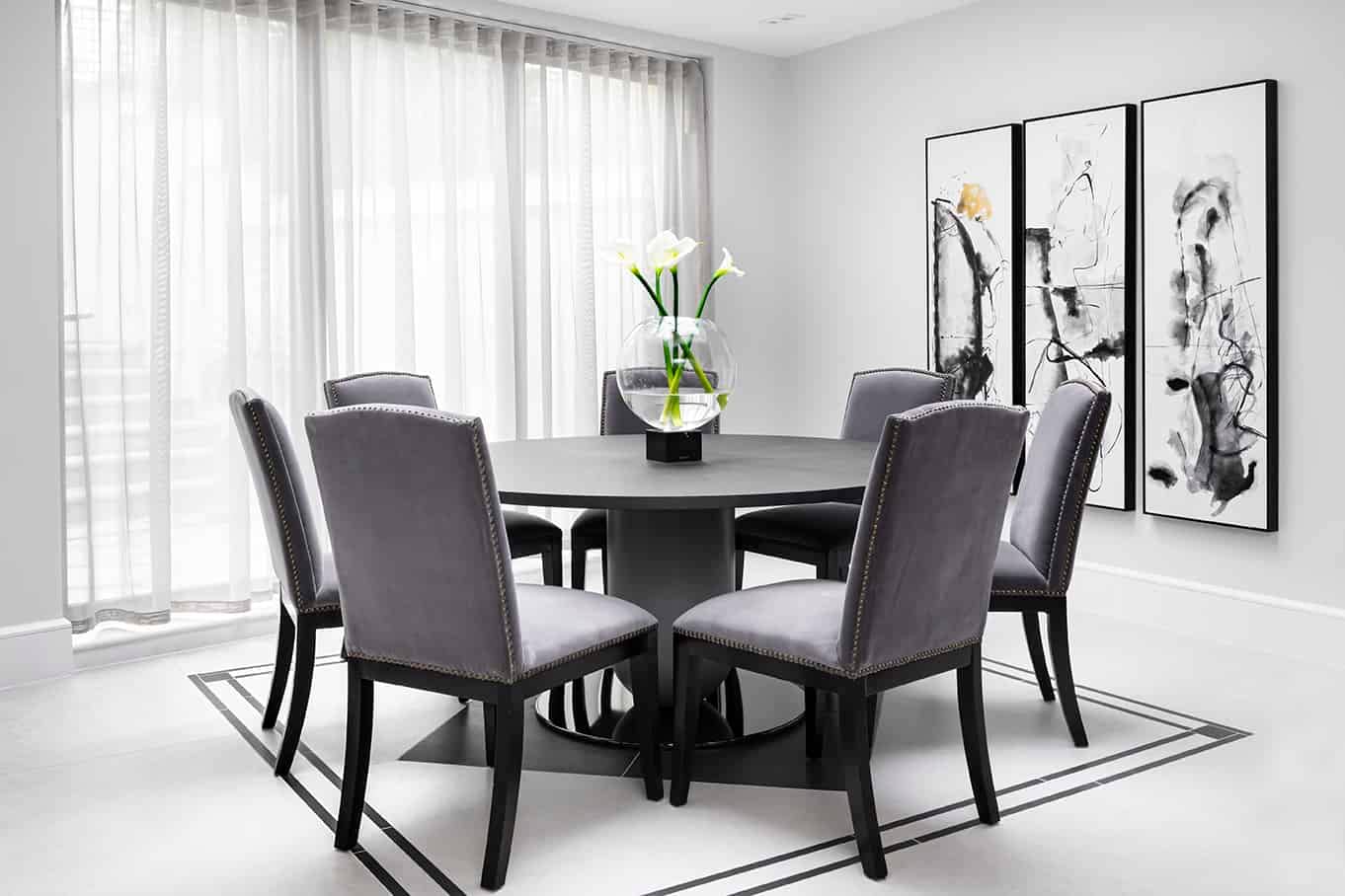 Wimbledon Interior Designer-designed Dining Room