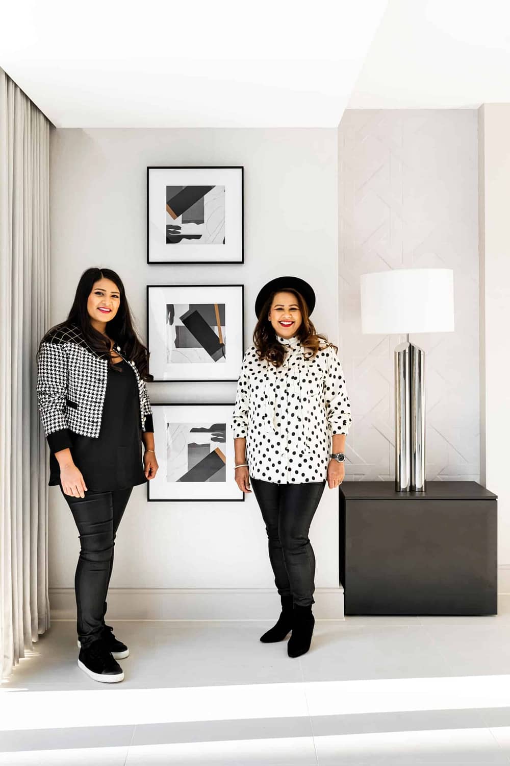 Vandana and Megha, our interior designers in Totteridge
