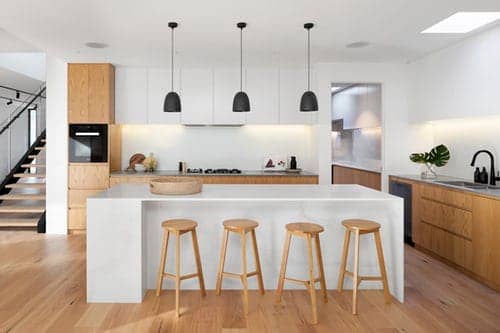 Kitchen Interior Design ideas, Island Counter with Pendants