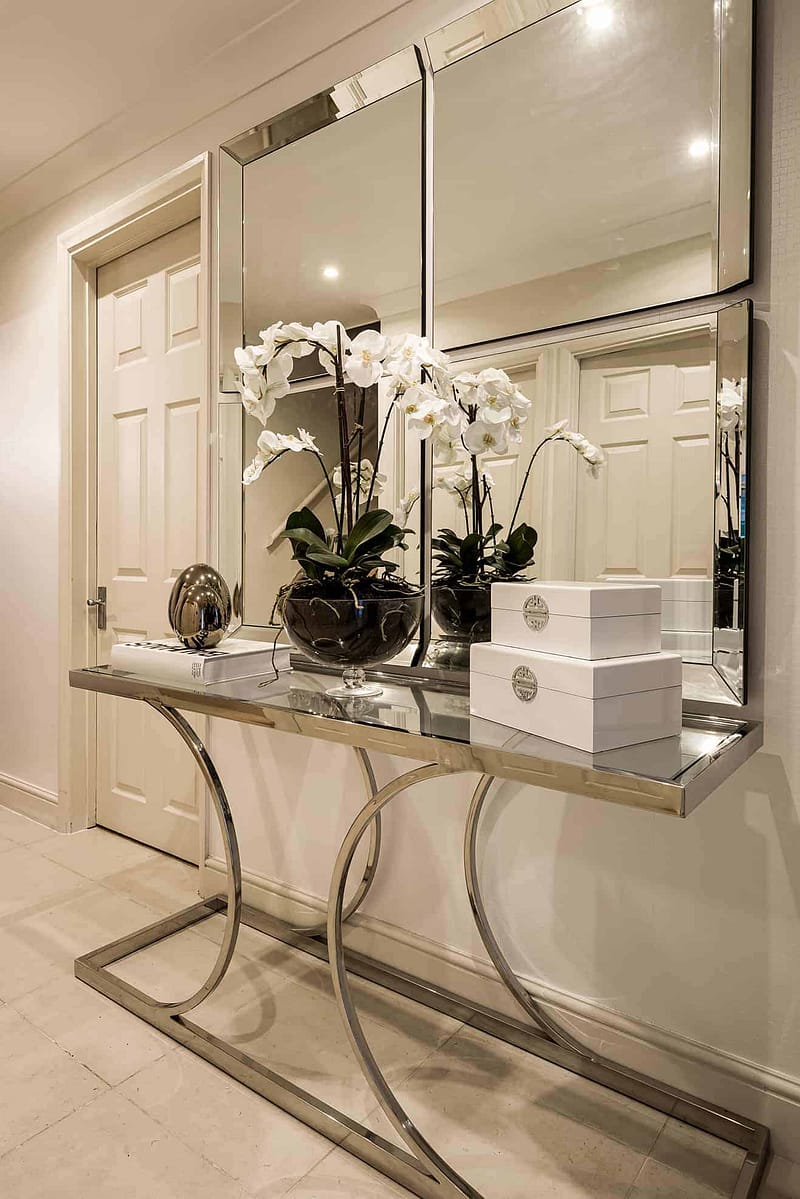 Interior Design in Loughton for a Hallway Console Table