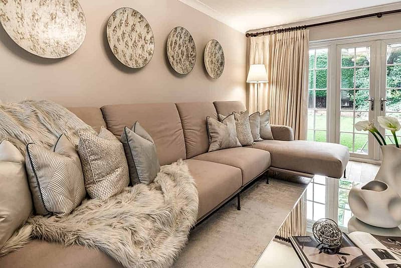 Interior Design in Loughton for a Lounge Sofa