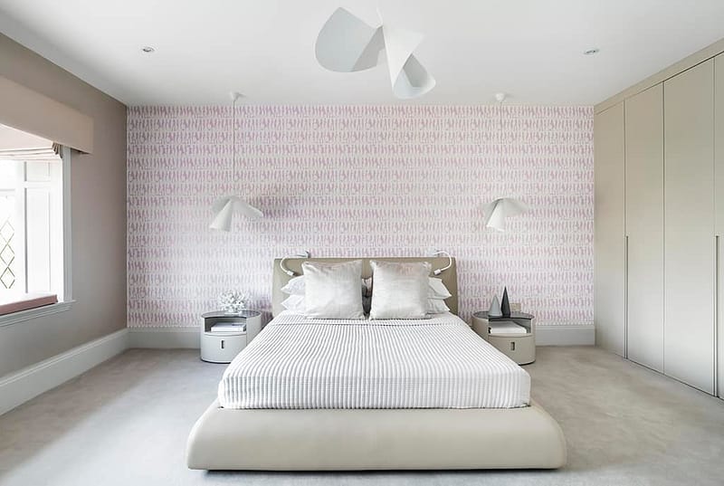 Exceptional pendant lighting for a modern bedroom
