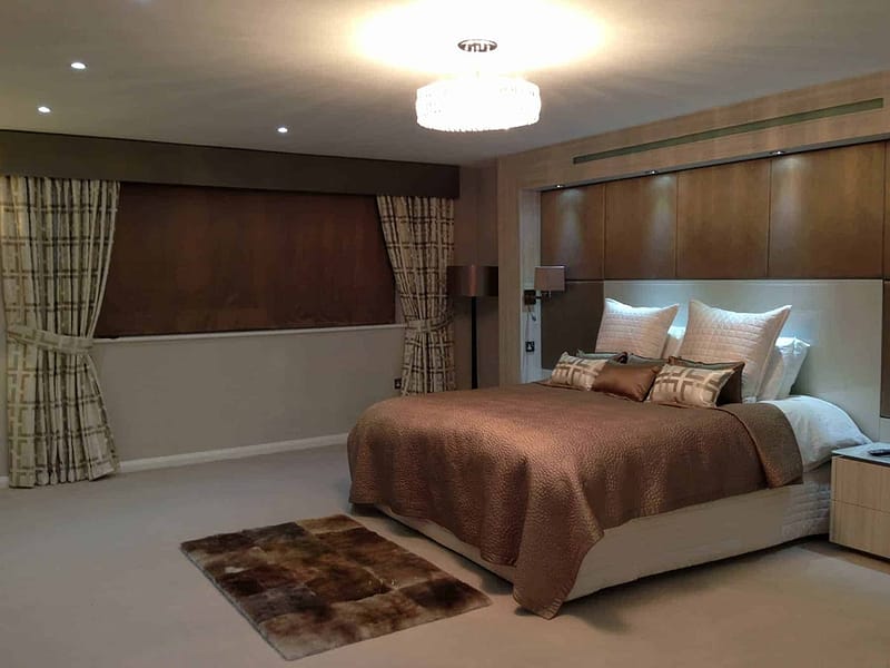 Bedroom for an interior design project for Ealing